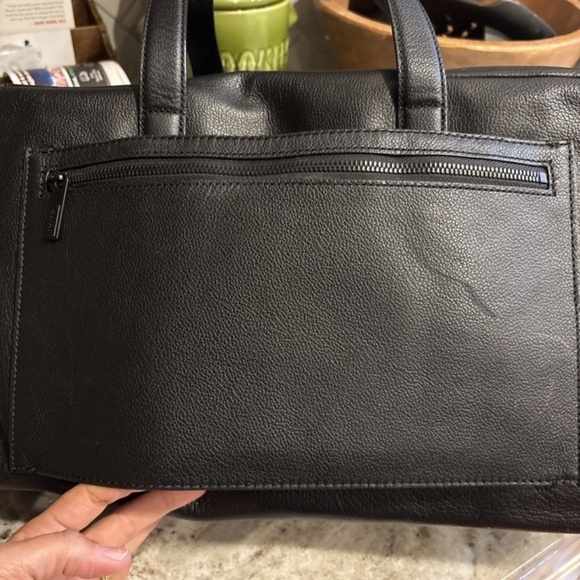 AWAY Everywhere (Original) Black Leather Travel Tote Duffel (Discontinued Model) - Picture 11 of 11